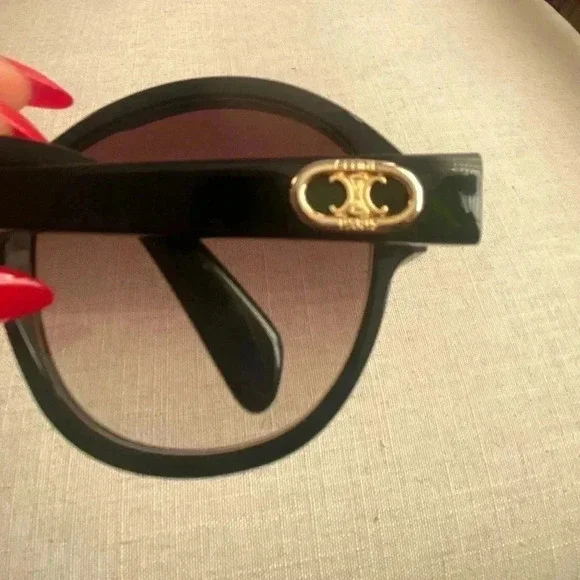 Celine Round Maillon Triomphe Round Frames Sunglasses CL401541 - Picture 5 of 13